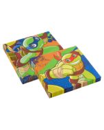 20 serviettes Tortues Ninja 33 x 33