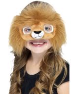 Masque enfant peluche lion