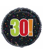Ballon Hélium - Happy Birthday 30 ans
