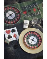Serviettes poker x 10 - Thème Casino