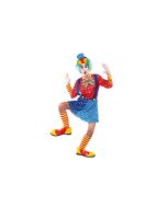 Costume femme clown bleu - Taille L