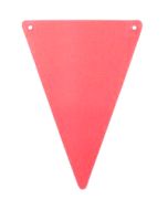 5 fanions 15 x 21 cm – rouge