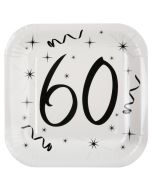 10 assiettes anniversaire 60 ans