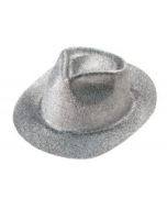 Chapeau paillettes argent