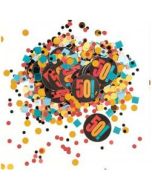 Confettis multicolore 50 ans