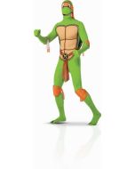 Déguisement homme seconde peau Michelangelo - Tortues Ninja