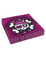 Lot 20 serviettes anniversaire Pink Pirates