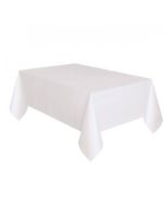 Nappe blanche en tissu - 180 x 300cm