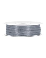 Ruban satin 3 mm - gris