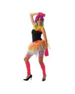 Tutu à volants fluo - multicolore