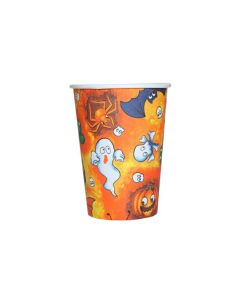 6 gobelets monstres Halloween - 9,5 cm