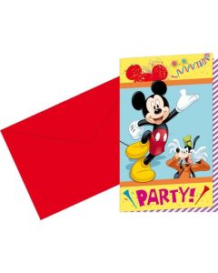 Invitations - Mickey Carnaval - x6