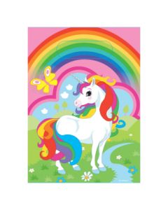 8 sacs de fête licorne arc en ciel