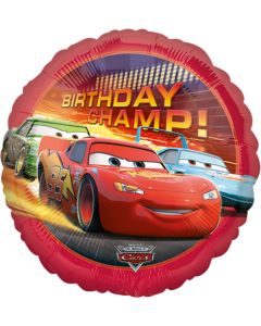 Ballon Cars Birthday Champ