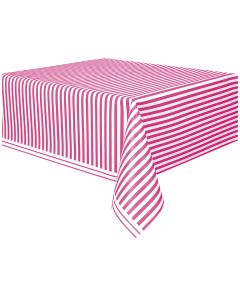 Nappe rayée rose