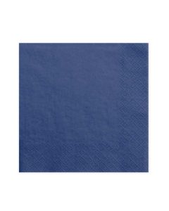20-serviettes-papier-bleu-marine