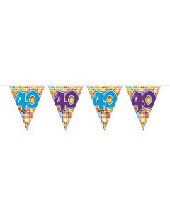 Guirlande fanions anniversaire - 40 ans