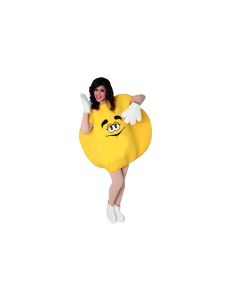 Costume adulte bonbon - jaune