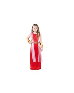 Déguisement fille romaine rouge - Taille 7/9 ans