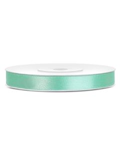 Ruban satin 6 mm - vert menthe