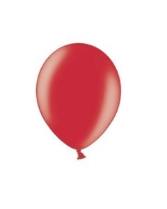 100 ballons rouges métalliques