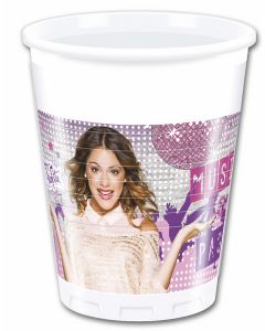 8 gobelets Violetta Gold