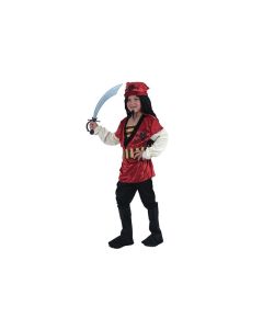 Déguisement garçon Pirate rouge - 4/6 ans