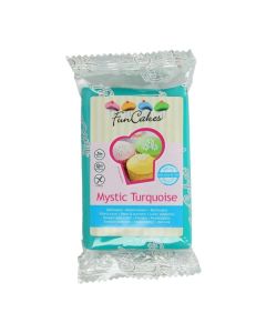 Pâte à sucre Funcakes turquoise 250g