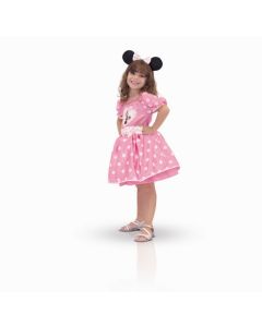 Déguisement fille Minnie rose cupcake - 5/7 ans