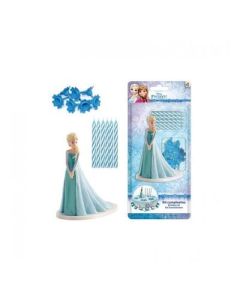 Kit décoration de gâteau avec bougies la Reine des Neiges