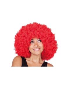 Perruque femme Afro - rouge