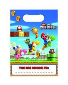 lot de 8 sacs de fête Mario - x8