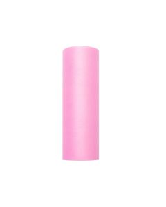 Rouleau de tulle rose pâle - 15 cm x 9 m