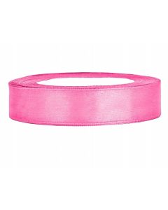 Ruban satin rose – 12mm x 25m