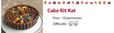recette cake kit kat