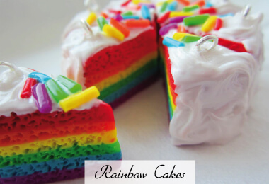 rainbow cake facile